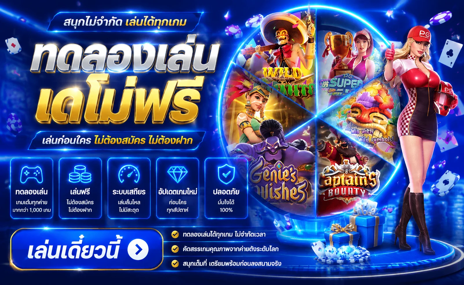 ทดลองเล่นสล็อต PG ฟรีบน TOP1PG ไม่ต้องสมัคร